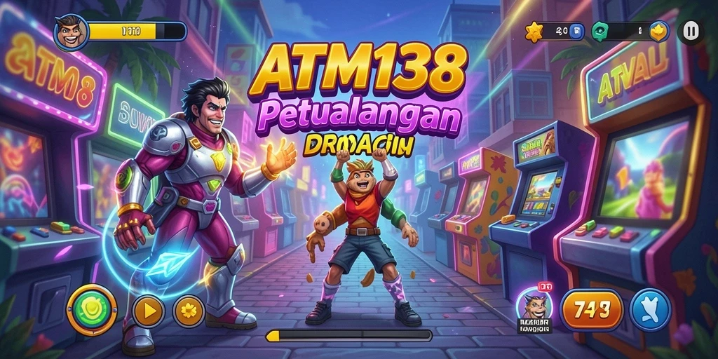 Tampilan gameplay ATM138 yang seru dan menantang dalam dunia arcade.