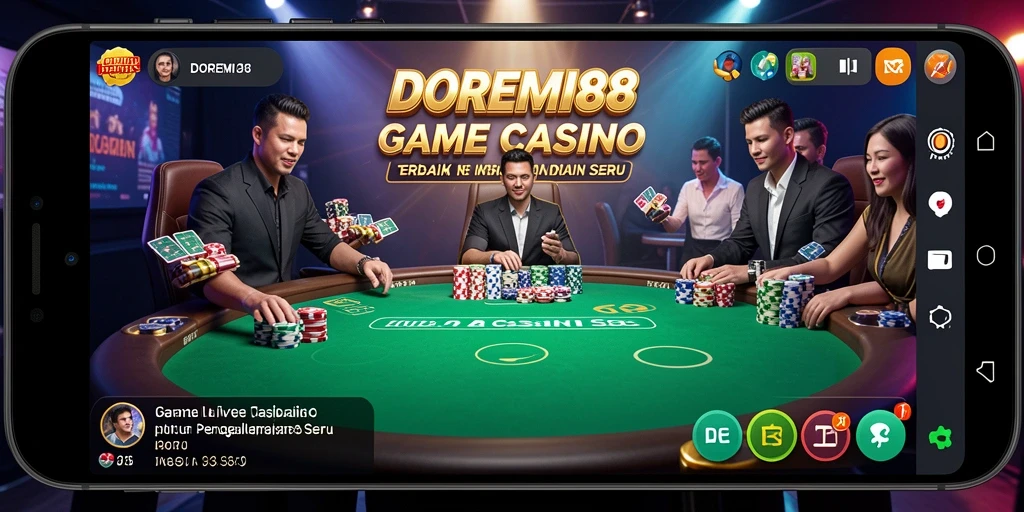 Tangkap momen seru dari permainan Live Casino DOREMI88.