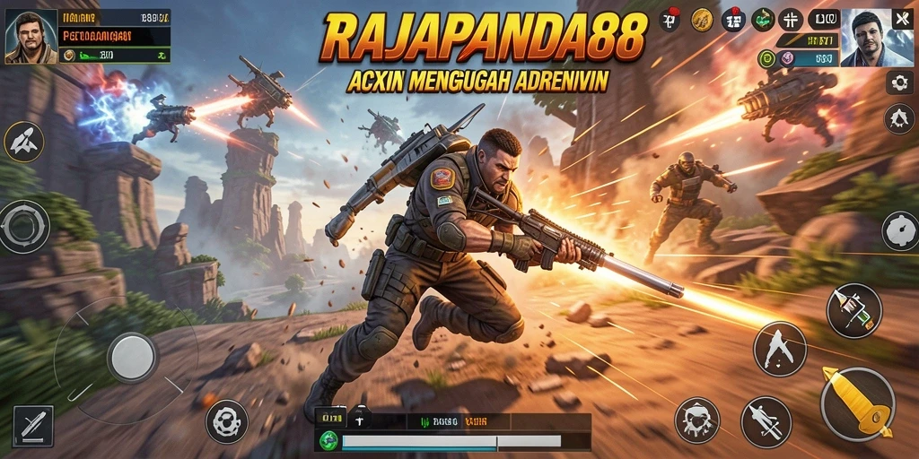 Tampilan menarik dari gameplay RAJAPANDA88 yang penuh aksi.