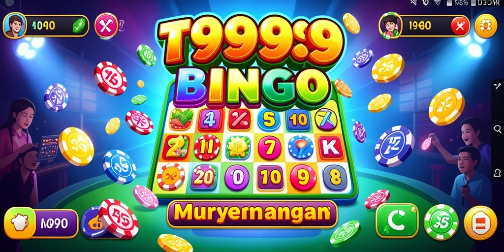Tangkapan layar gameplay T9999 yang menunjukkan keseruan bermain Bingo.